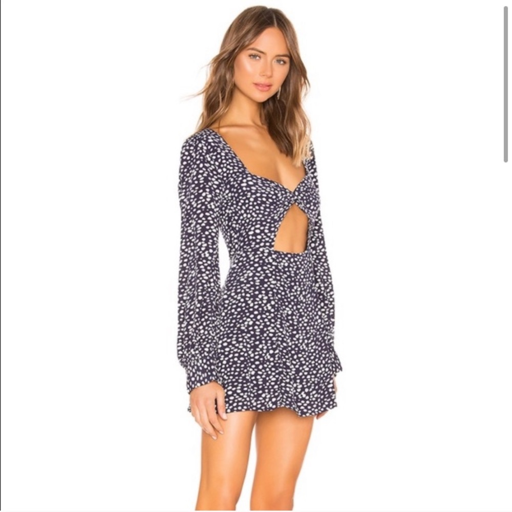 Privacy Please polka dot mini dress